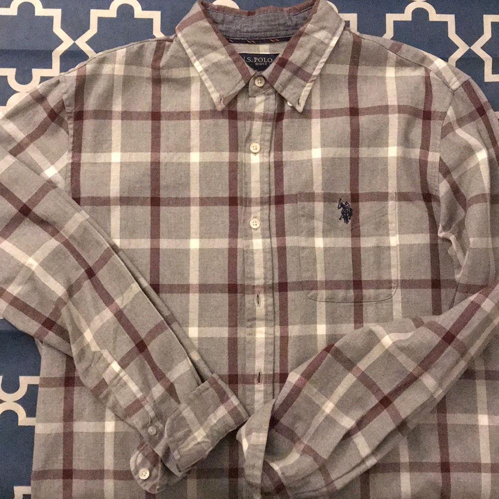 Polo Association Dress Shirt Button Down Used